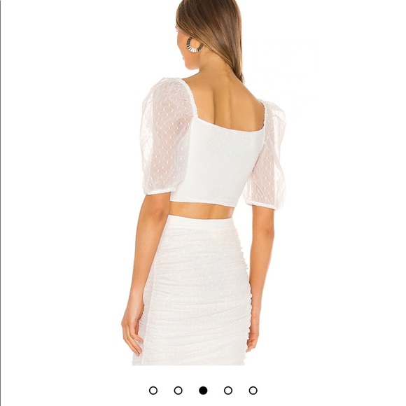 Camila Coelho Sancia crop top in white - Picture 3 of 8